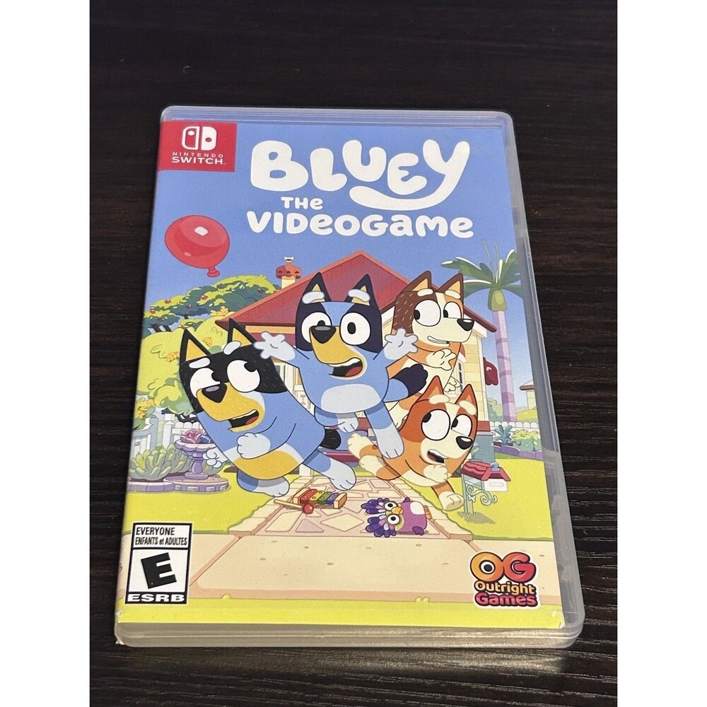 Bluey The Videogame Nintendo Switch Replacement Case ONLY No Game No Manual